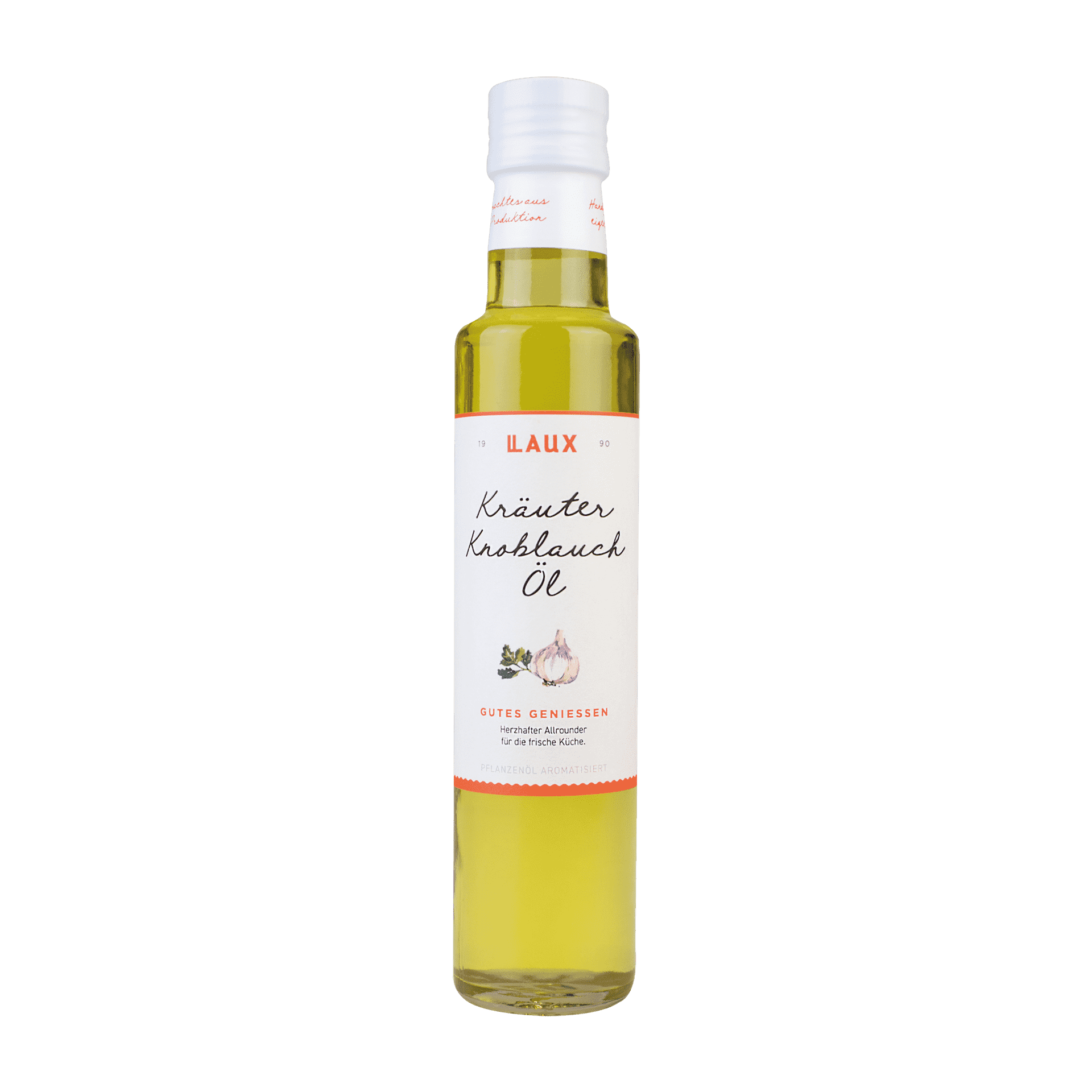 Kräuter-Knoblauch-Öl auf Pflanzenöl-Basis - 250 ml Flasche kaufen